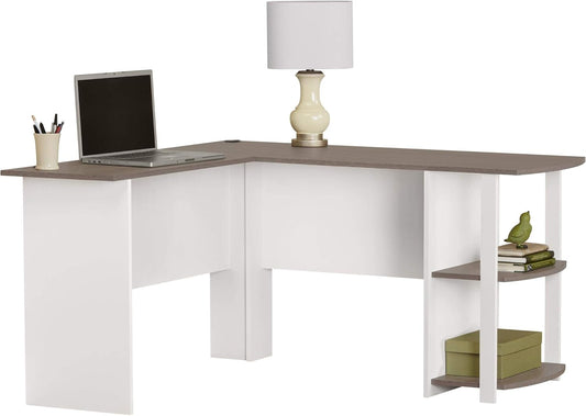 Dakota L-Desk with Shelves